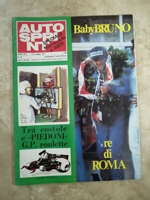 AUTOSPRINT MAGAZIN - NR. 20 17.-24. MAI 1977 - KÖNIG VON ROM BABY BRUNO (MOT4)