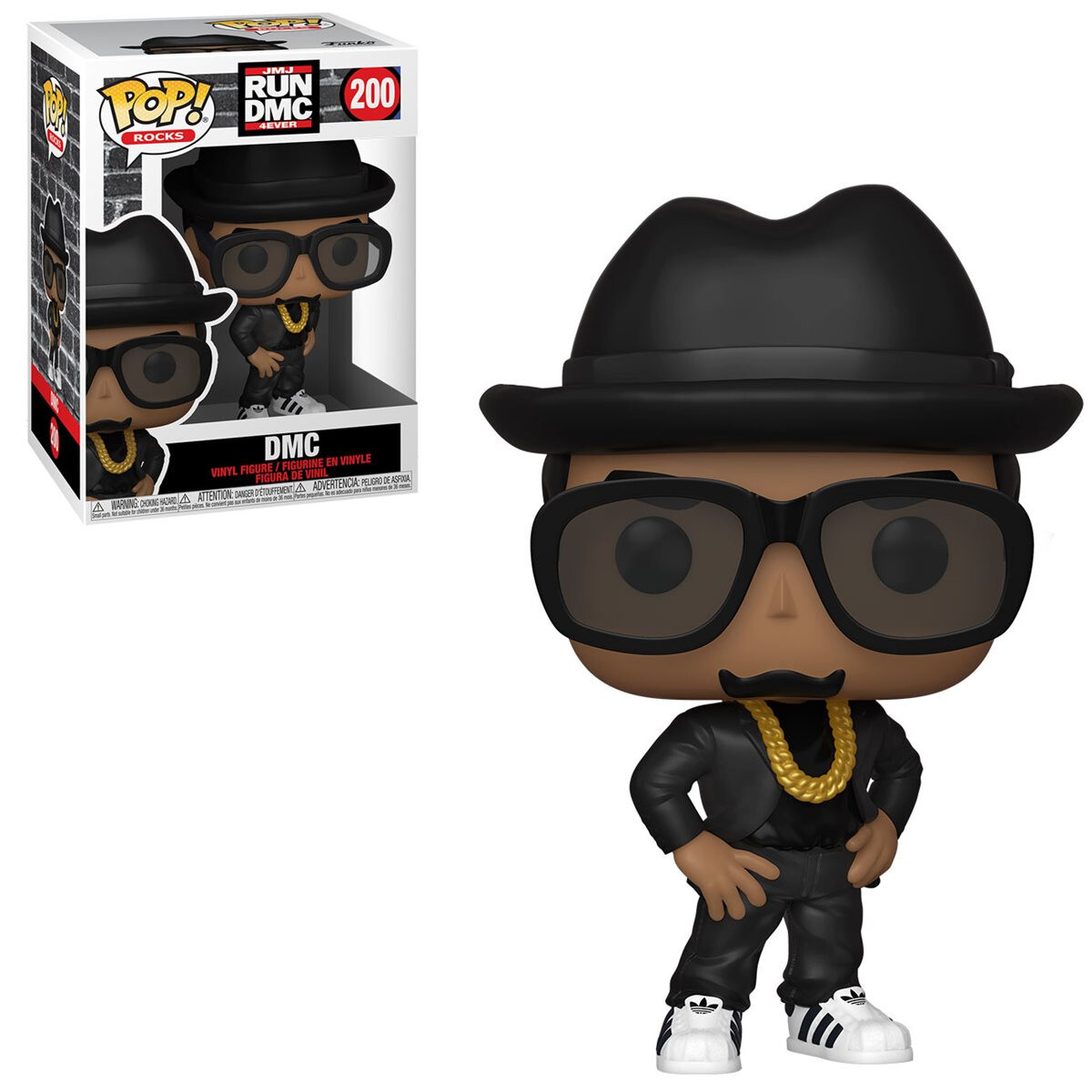 Funko Pop Rocks Run DMC - DMC 200 Vinyl Figure JMJ 4Ever Hip Hop