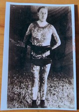 Bernard Kobel Traditional Tattoo Photo B W Vintage Tattooed Man Chest Arms Legs