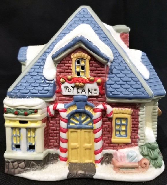 Cobblestone Corners 2001 TOYLAND TOY STORE Christmas Village Building 4