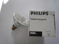 Philips PAR38 Halogena E27 100W Spot 12º Pressglaslampe Reflektor Ordernr.655196