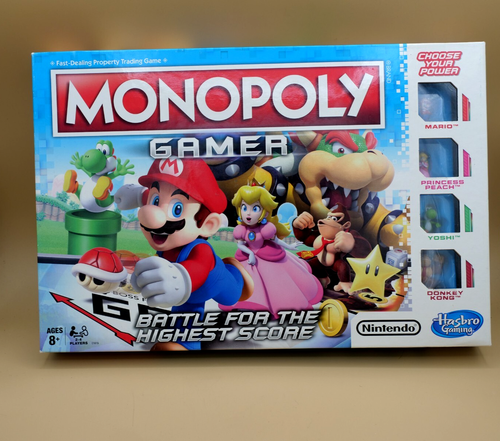 Monopoly Gamer Edition Board Game Nintendo Super Mario -