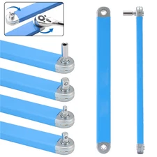 Upgraded Impact Ready Offset Extended Ratchet Wrench w/4 Adapters Wrench Sets