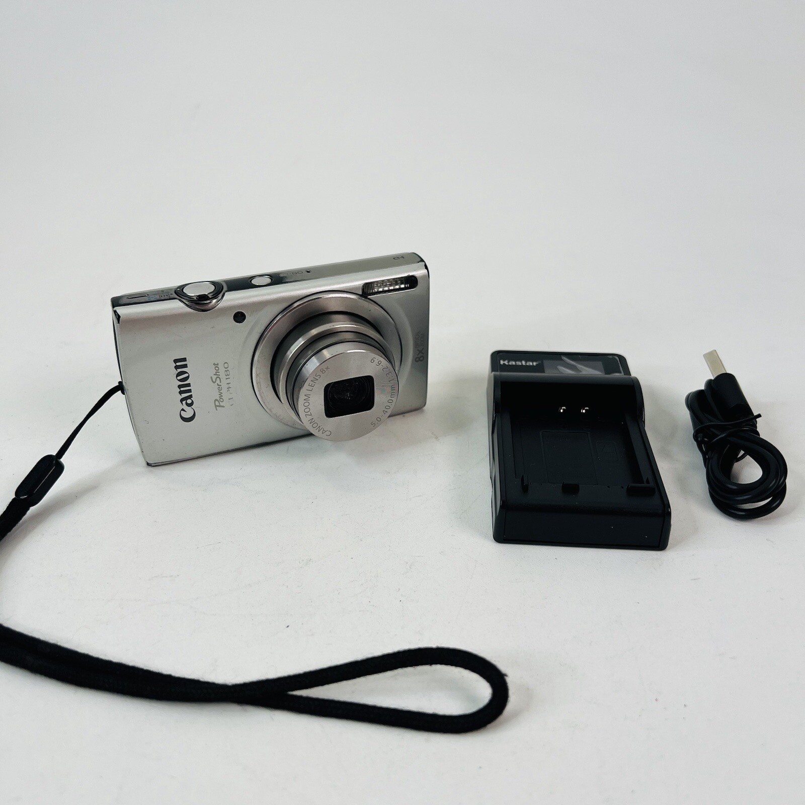Canon PowerShot ELPH 180 20MP Digital Silver Camera eBay