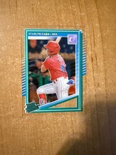 2025 Donruss Baseball - Starlyn Caba - #197 Clearly Acetate Clear Parallel
