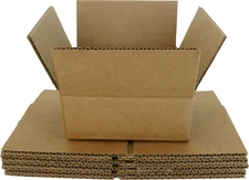 (5) CDBC05 5 CD Boxes Mailers Storage Brown Cardboard Shipping Collection Store 