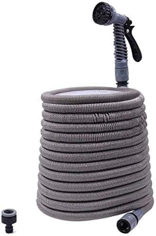 LINZI Expandable Garden Water Hose 30M 100FT Magic Hose Double Latex Inner Hose