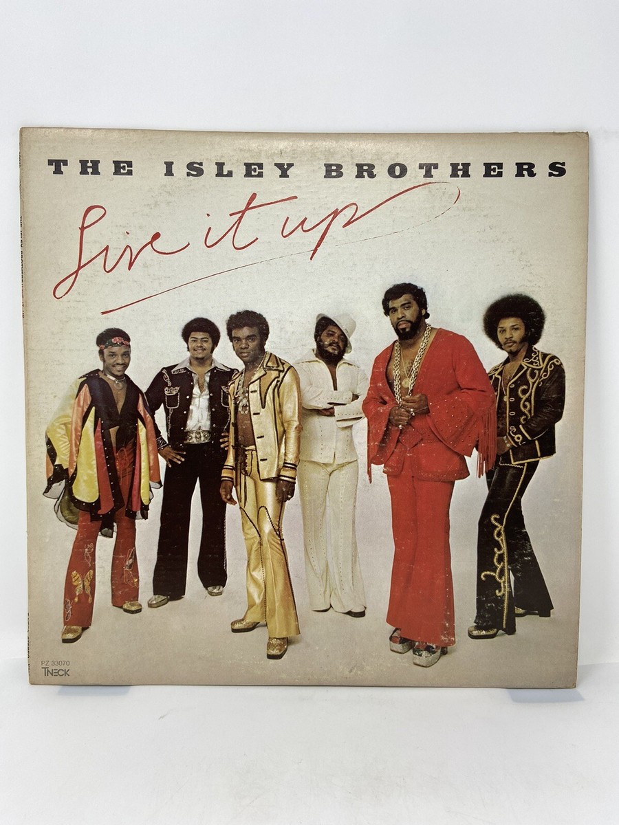 THE ISLEY BROTHERS - Live It Up - Vinyl LP Record 1974 PZ 33070