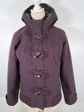 Merrell Parka Jacket Purple Opti-warm Full Zip Short Hooded Toggle Size Small