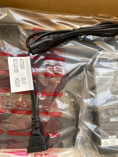 New! Genuine Lenovo ThinkPad Dock Station Type 2504 Ac adapter - charging cord. - Picture 3 of 5
