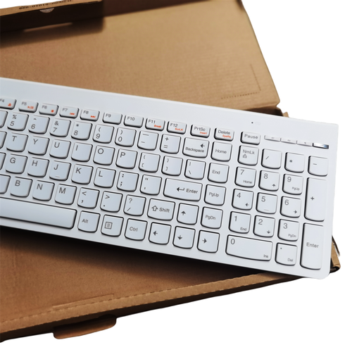 US layout white wireless keyboard for lenovo SK-8861 - Picture 6 of 7