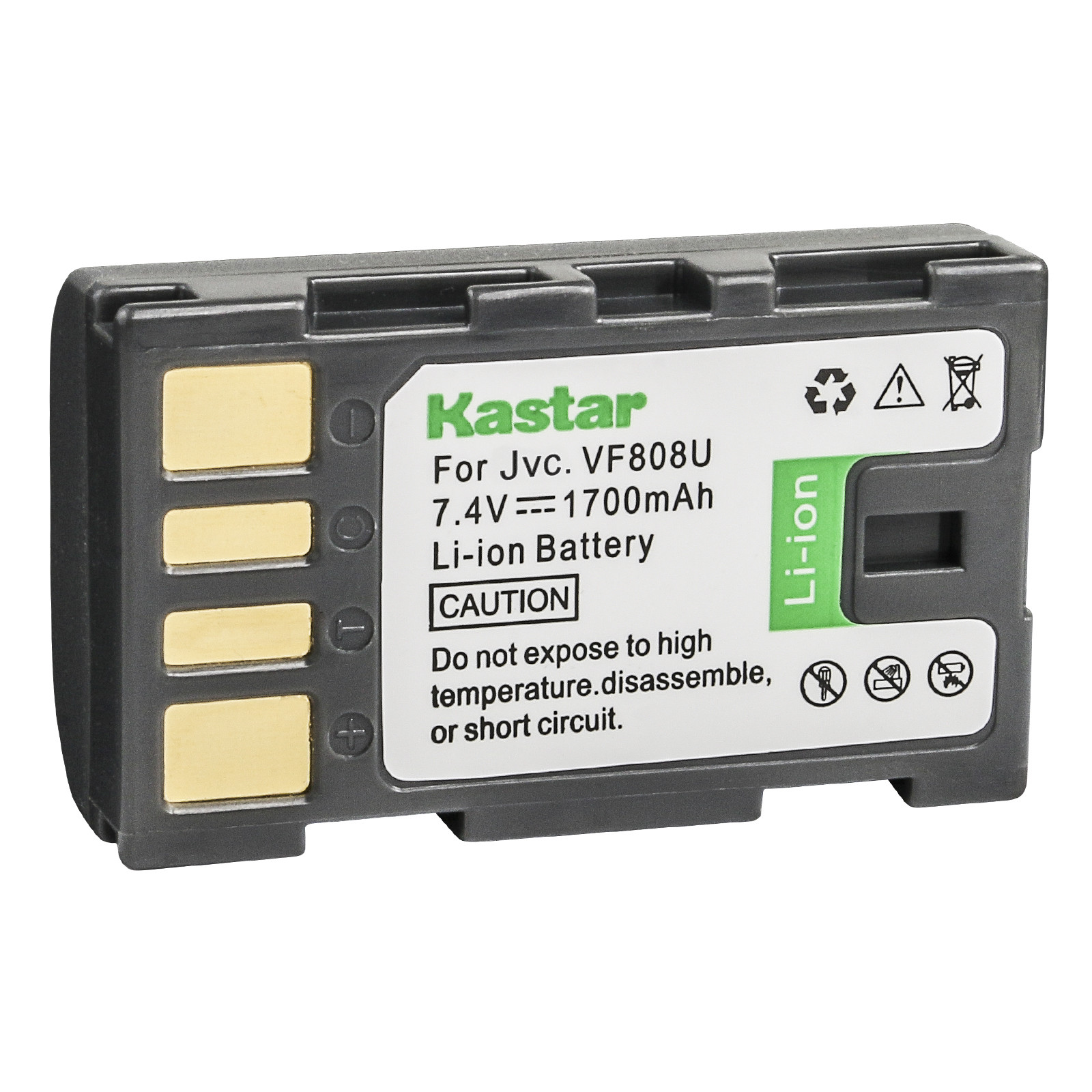Kastar Replacement Battery for JVC BN-VF808 BN-VF808U & JVC 