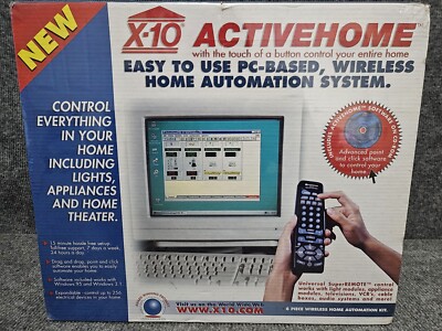 X10 Active Home PC Based Wireless Home Automatic System Kit