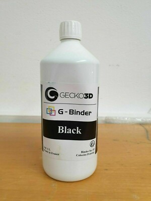 1000ml (100ml/8eur) Gecko 3D G-Binder Bindemittel für 3D Drucker Schwarz UR