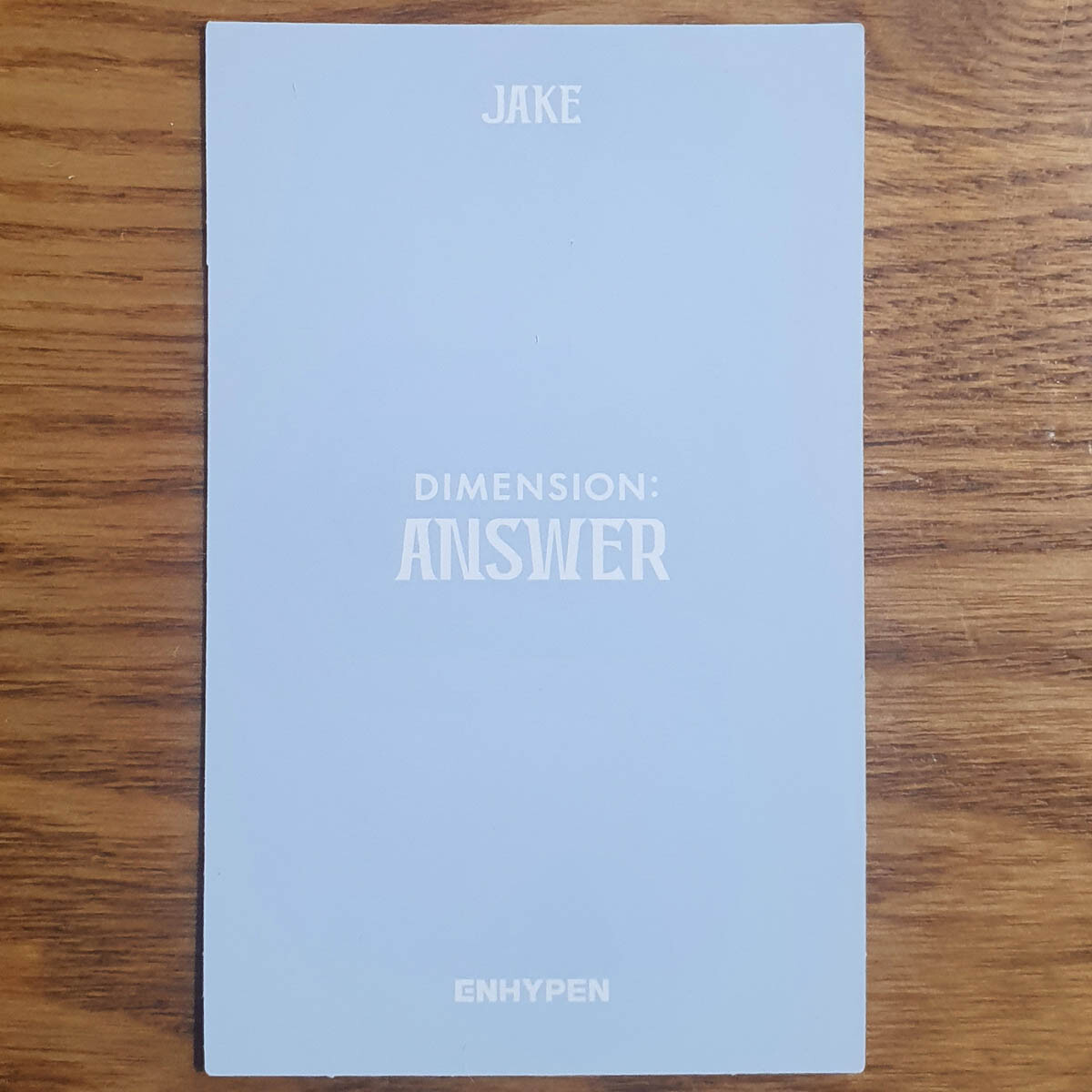 Jake Official Photocard Enhypen Dimension : Answer Genuine Kpop | eBay