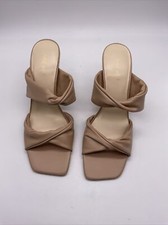 Nine West Sashah Slide Dress Sandals Women’s Size 11M Tan NIB
