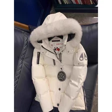 Moose Knuckles Women's fleece short fox fur down jacket