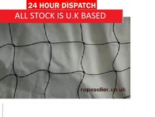 FOOTBALL STOP net,support,display, 2m x 5m  grow 100mm  4" mesh strong new