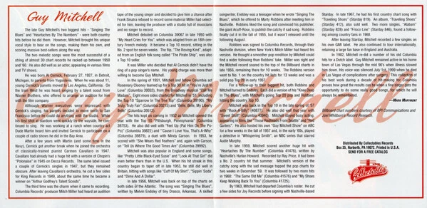 Guy Mitchell - Sunshine Guitar CD Comp 8668 - Bild 4 von 4