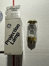 DEK DFW projector lamp projection light bulb 120v 500w, NOS G.E. brand