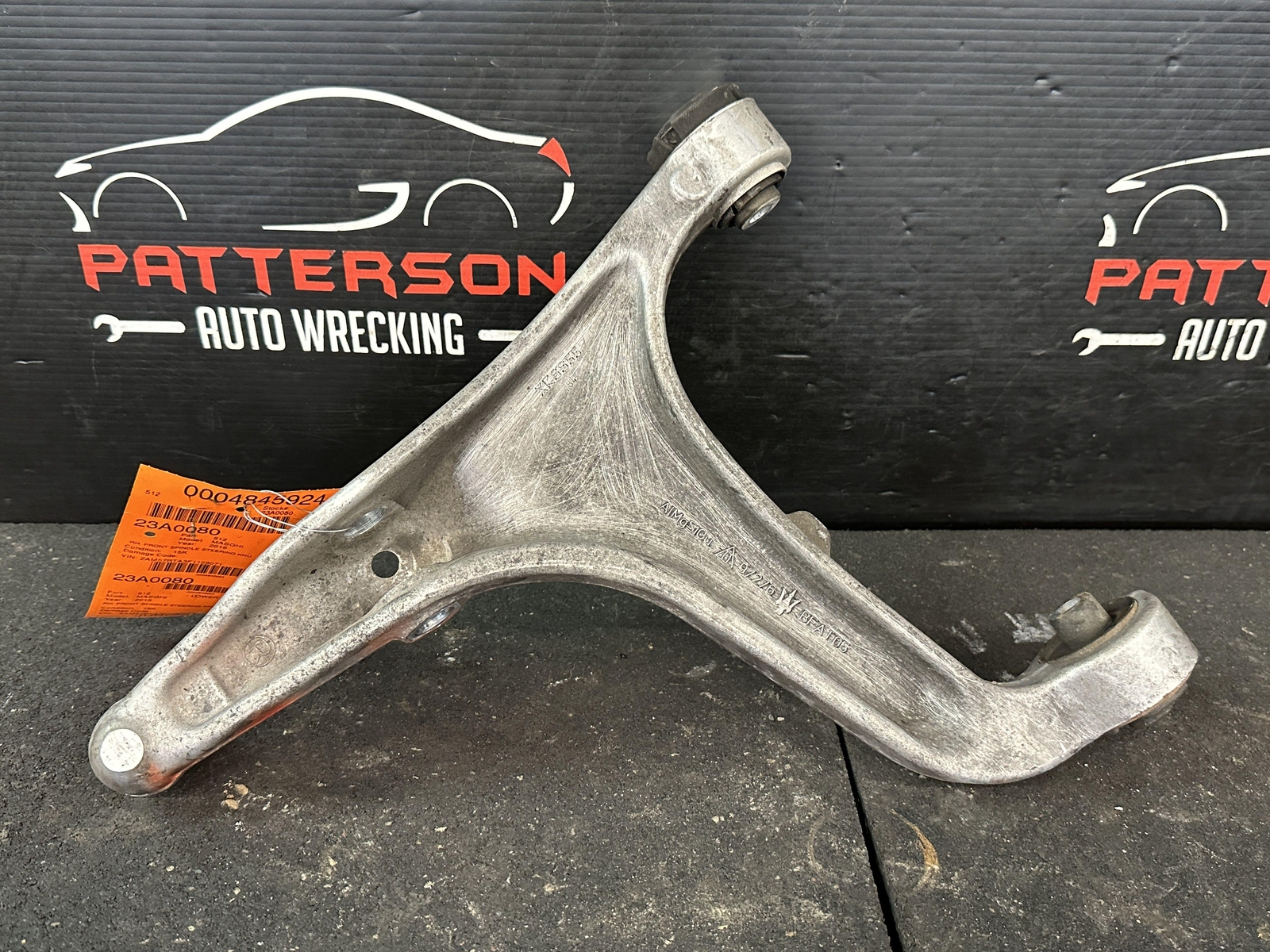 14-17 MASERATI GHIBLI FRONT PASSENGER RIGHT SIDE LOWER CONTROL ARM 15K MILES