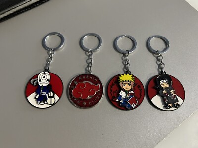 Naruto Chibi Keychain Schlüsselanhänger Keyring Shippuden Itachi Obito Figure