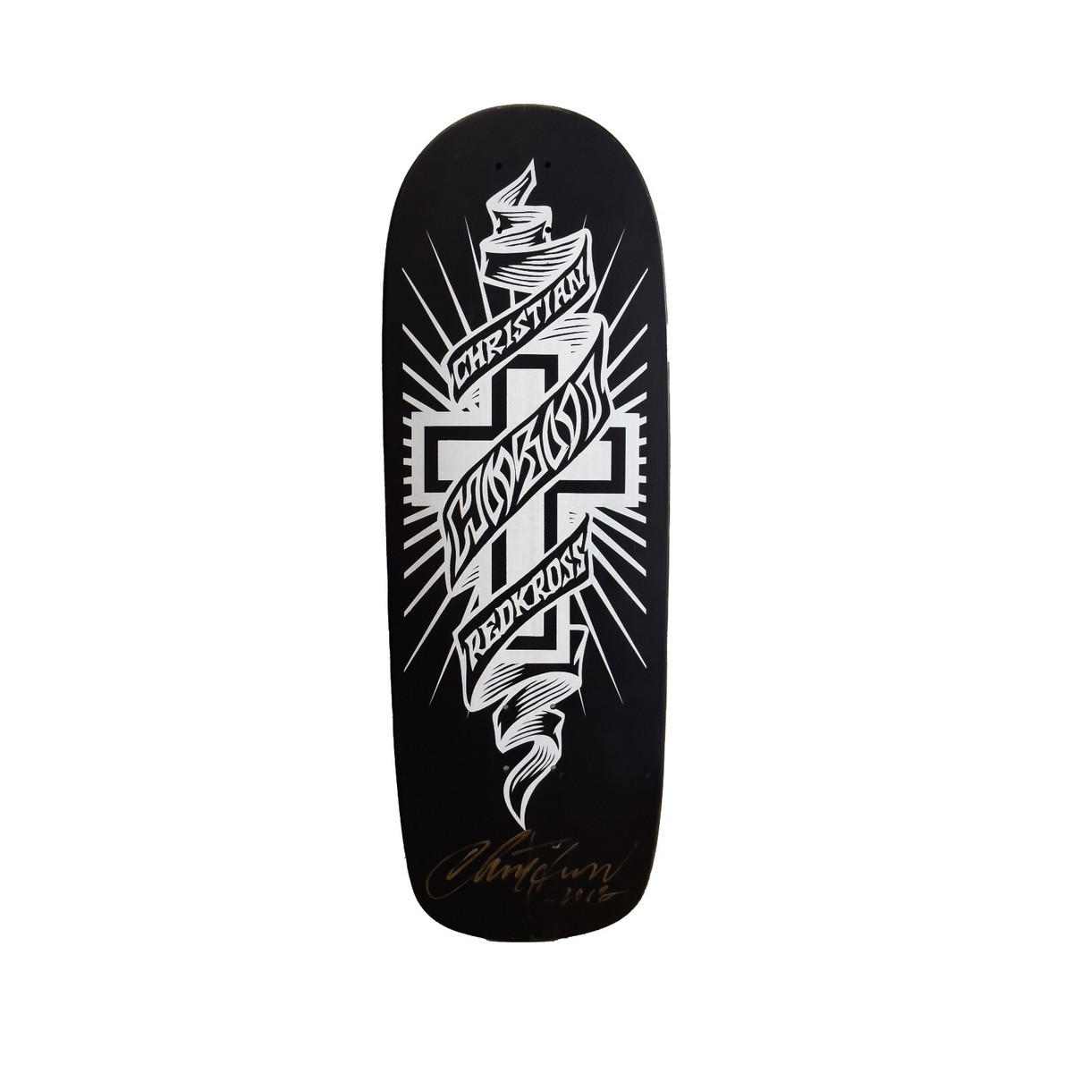 Black Label Christian Hosoi Red Kross Deck- Signed | eBay display picture 1