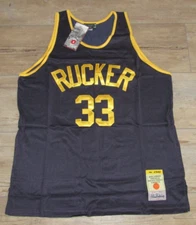 Holcombe Rucker #33 1946 Harlem Park Stall & Dean $220 Basketball Jersey Men XL