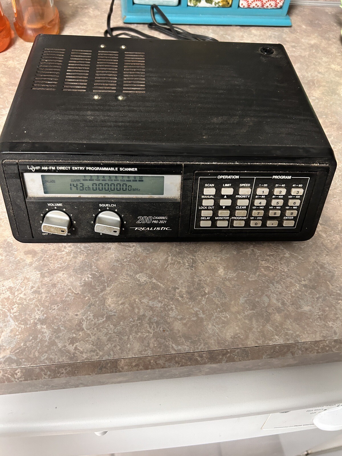 Realistic 200 Channel PRO2021 UHF/VHF Programmable Scanner Ex.Con eBay