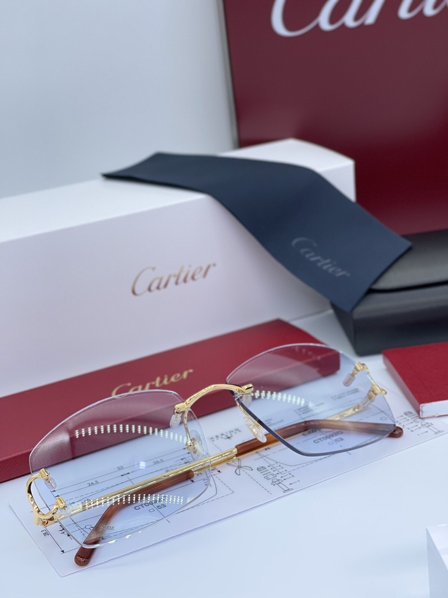 Cartier Sunglasses Piccadilly Gold Ref. CT0092O Customized With