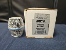 Shure RK214G Replacement Grille for SM87 or SM87A Mic Silver NEW Open Box