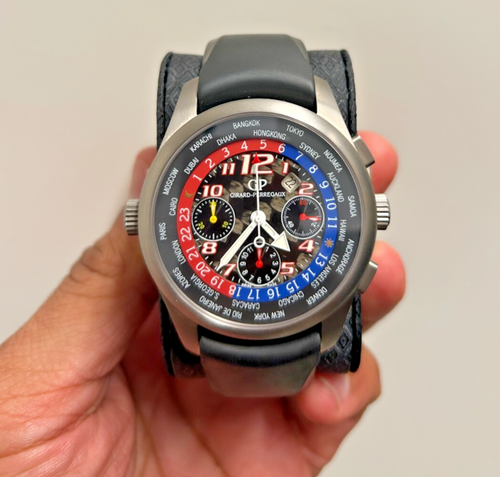 GIRARD PERREGAUX WW.TC World Time Chronograph Titanium Boutique Edition 49800