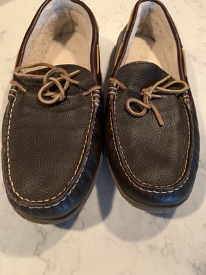 ll bean leather slippers
