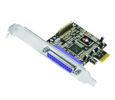 SIIG DP CyberParallel Dual PCIe Serial Adapter Card, ECP/EPP JJ-E02211-S1 