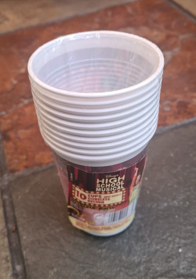 Plastic Cups 12 Packs of 10 Each High School Musical Birthday Picnic Party 4763 - Image 3 of 3