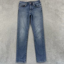 Joes Jeans Womens 29x31 Blue Solid Denim The Rude Boy Ankle Straight Cotton