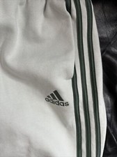 adidas Men's French Terry Tapered-Cuff 3-Stripes Pants HL2271. Size XL