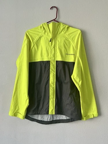Grundens Trident Jacket Medium Men's Fishing Hi Vis Yellow Recreational Anglers