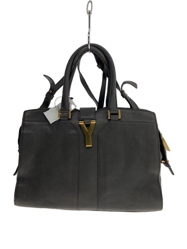 YVES SAINT LAURENT OTHER L 2WAY LEATHER HANDBAG COVAS CHIC Gray Used