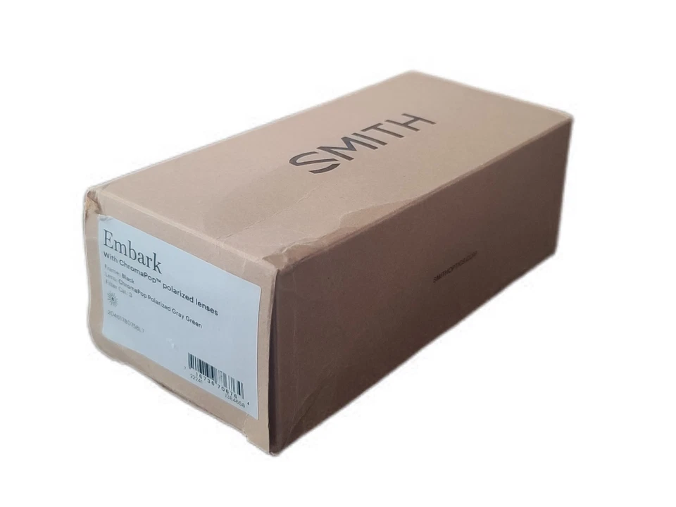 Smith - Embark Sunglasses (w/ ChromaPop Polarized Grey/Green Lenses) [Black] - Image 4 of 4