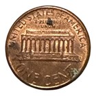 1988 Lincoln Memorial Penny No Mint Mark Cent Coin — photo 2