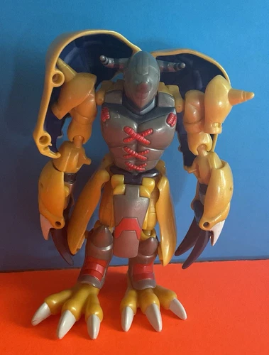 Digimon Wargreymon Agumon Digivolving  Figure Vintage Bandai 1999 Complete