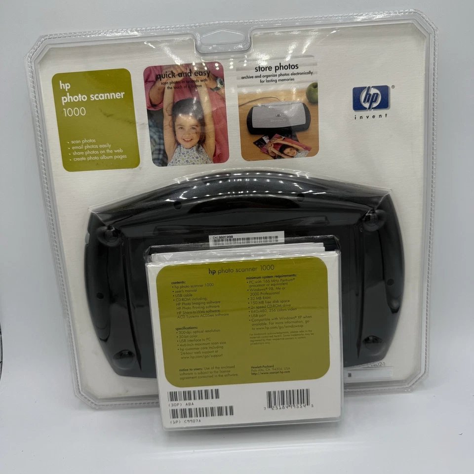 HP Photo Scanner 1000 - Lifelike Photos - Share Photos - Scan Photos - New - Image 2 of 4