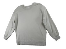 Lululemon Sweatshirt Women 4 Green Crew Neck Pullover Cotton French Terry Relax