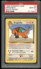 1999 POKEMON GAME DRAGONITE MOVIE PROMO #5 PSA 10