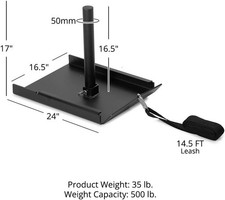 Titan Fitness Power Speed Training Sled with ...