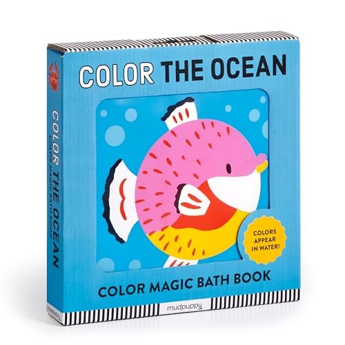 Color the Ocean Color Magic Bath Book by Mudpuppy 9780735365230 NEW - Image 5