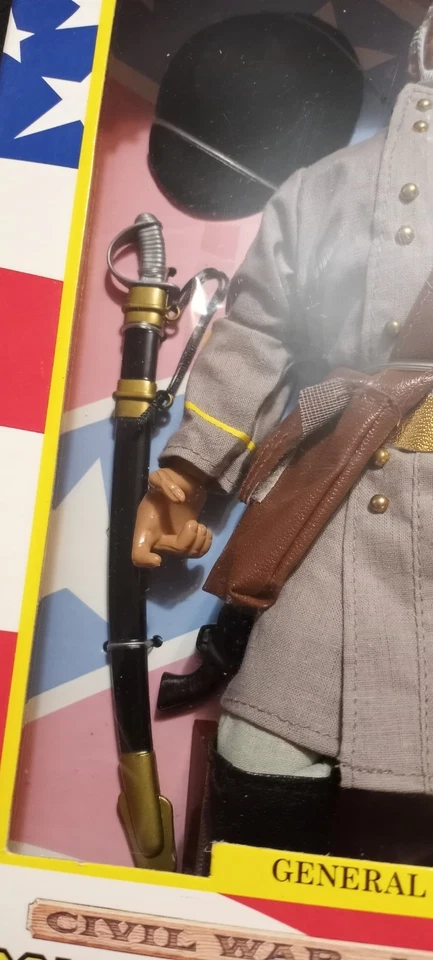 Figura de acción Soldados de la Guerra Civil Mundial 1996 General CSA 12" NUEVO DE STOCK  Foto 4 de 4