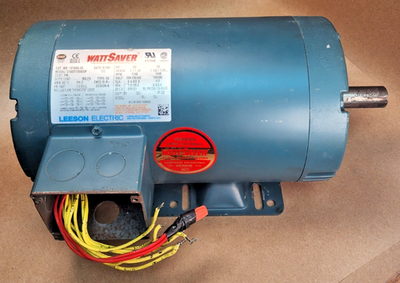 #ad 🤠 LEESON ELECTRIC WATTSAVER 2 HP AC MOTOR 145T FR 1745 RPM 121005 C145T17DB33F $269.99