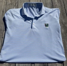 Holderness & Bourne Polo Mens Large Pine Valley Member Logo
